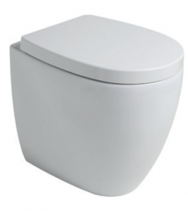 VROSP Приставной унитаз напольный Белый NERO ceramica Round Италия