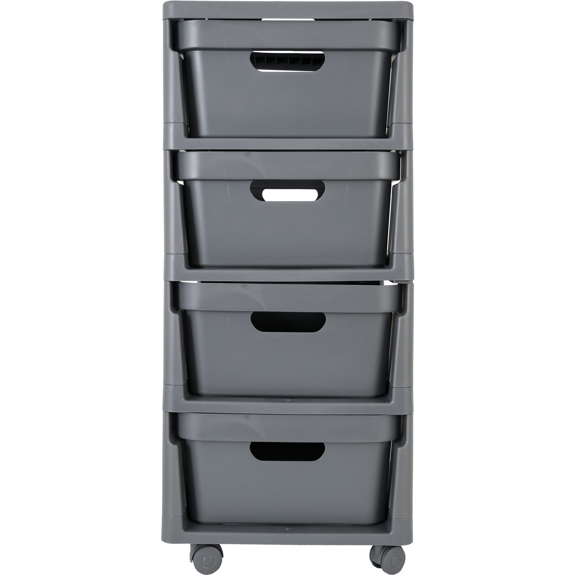 82995145 Комод Luxe, 4 ящика, 300х385х690 мм, пластик, цвет серый Santreyd  - Вид №2