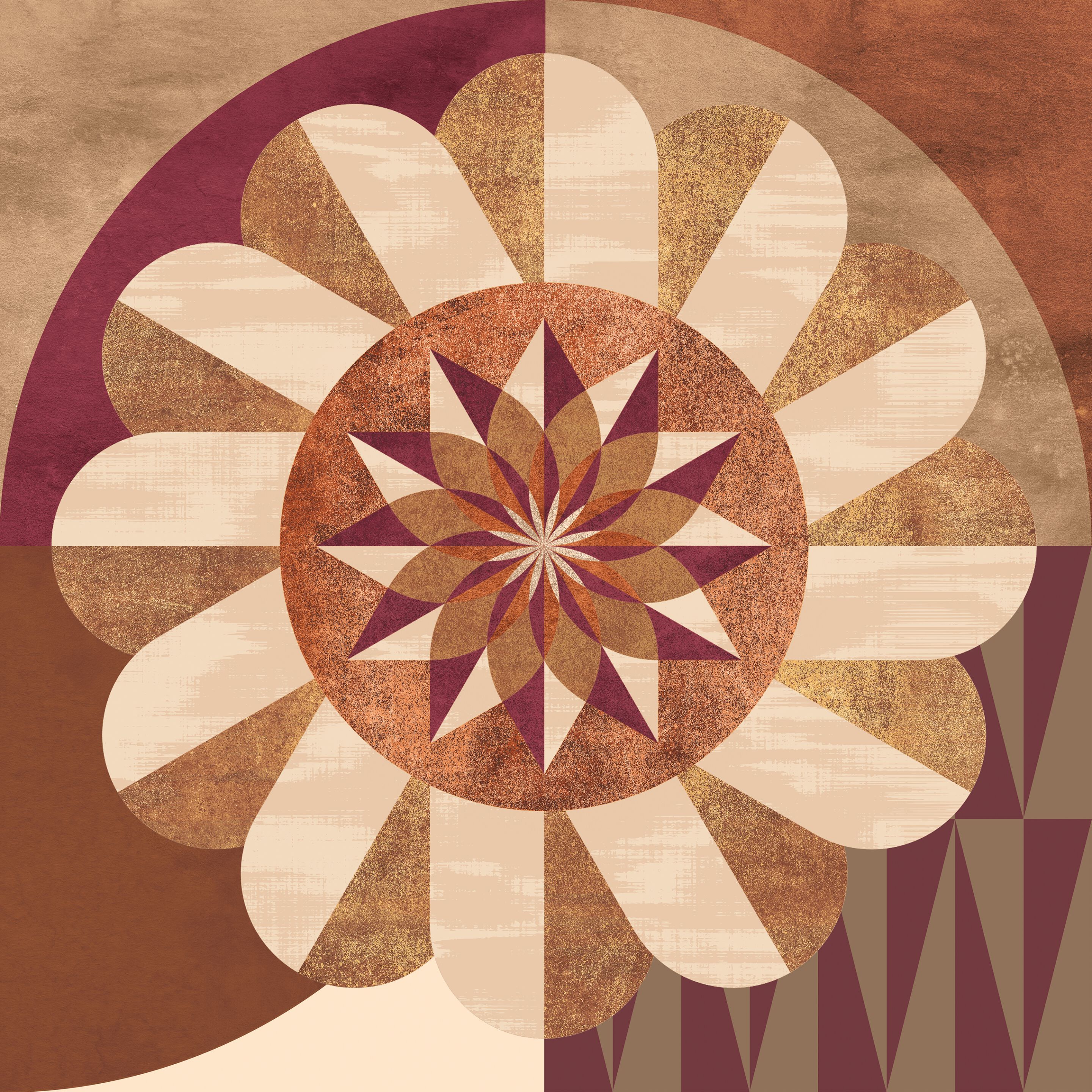 Узорный ковер Inkiostro Bianco Travelogue ARCH-00091192 - Вид №3