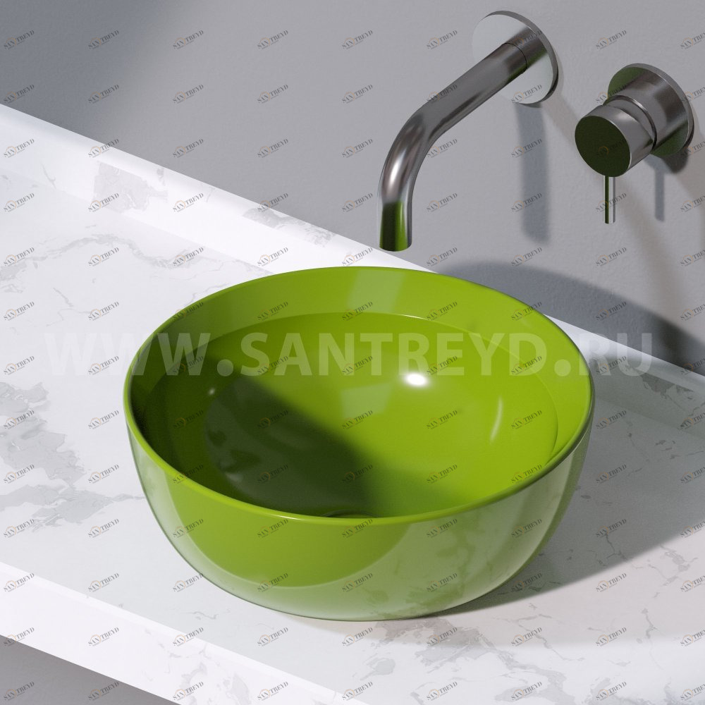 L450121 Накладная раковина на столешницу  круглая A. e T. Italia SPOT AeT ITALIA