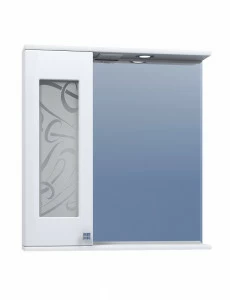 Зеркальный шкаф Provans 700 (левый, со спотом)700⨉150⨉700 мм белый