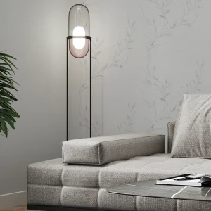 Флизелиновые обои Palitra Life Novavita серые с растительным орнаментом 89404089