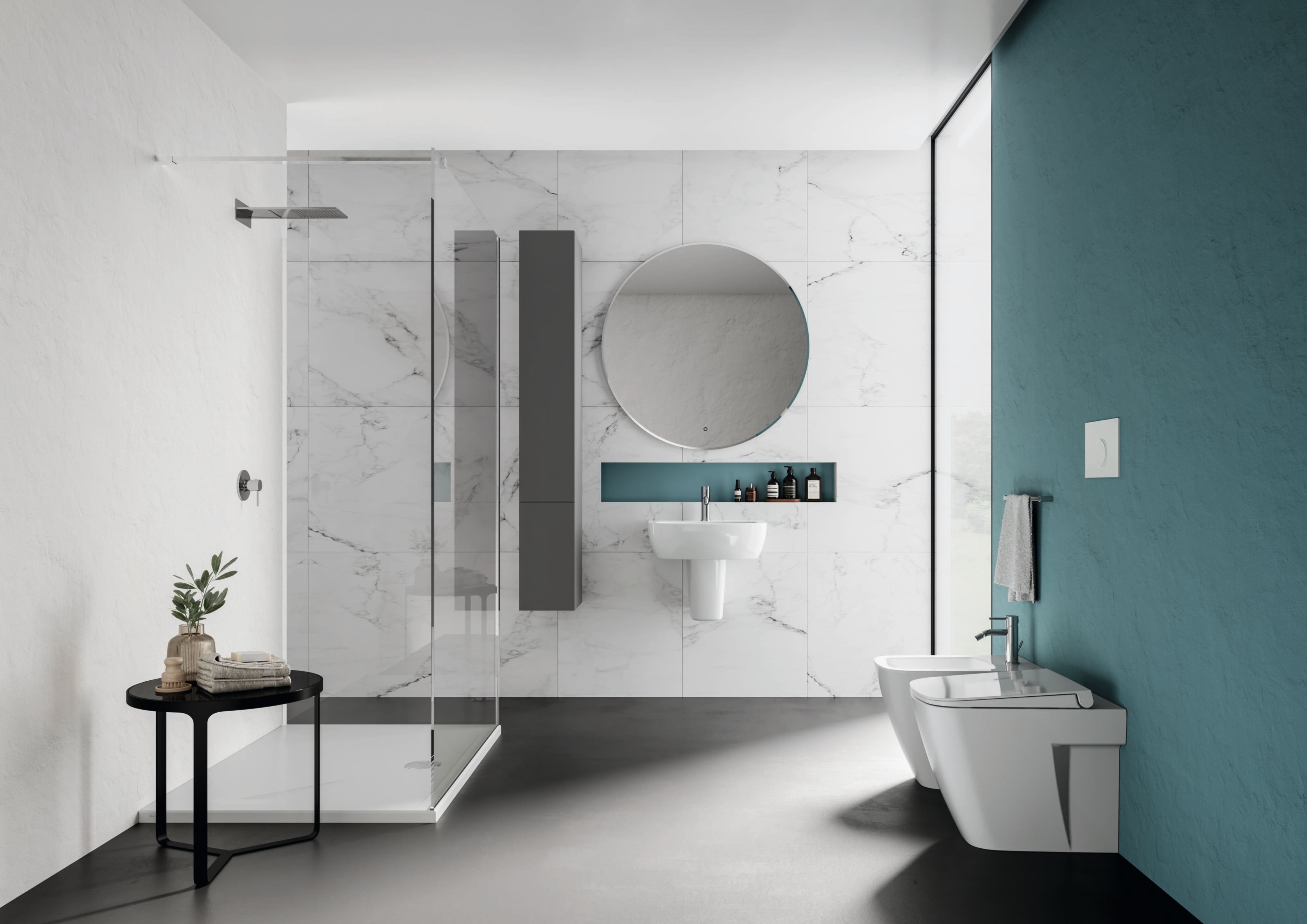 Керамическое напольное биде с переливом Ceramica Dolomite Mia ARCH-00132955 - Вид №2