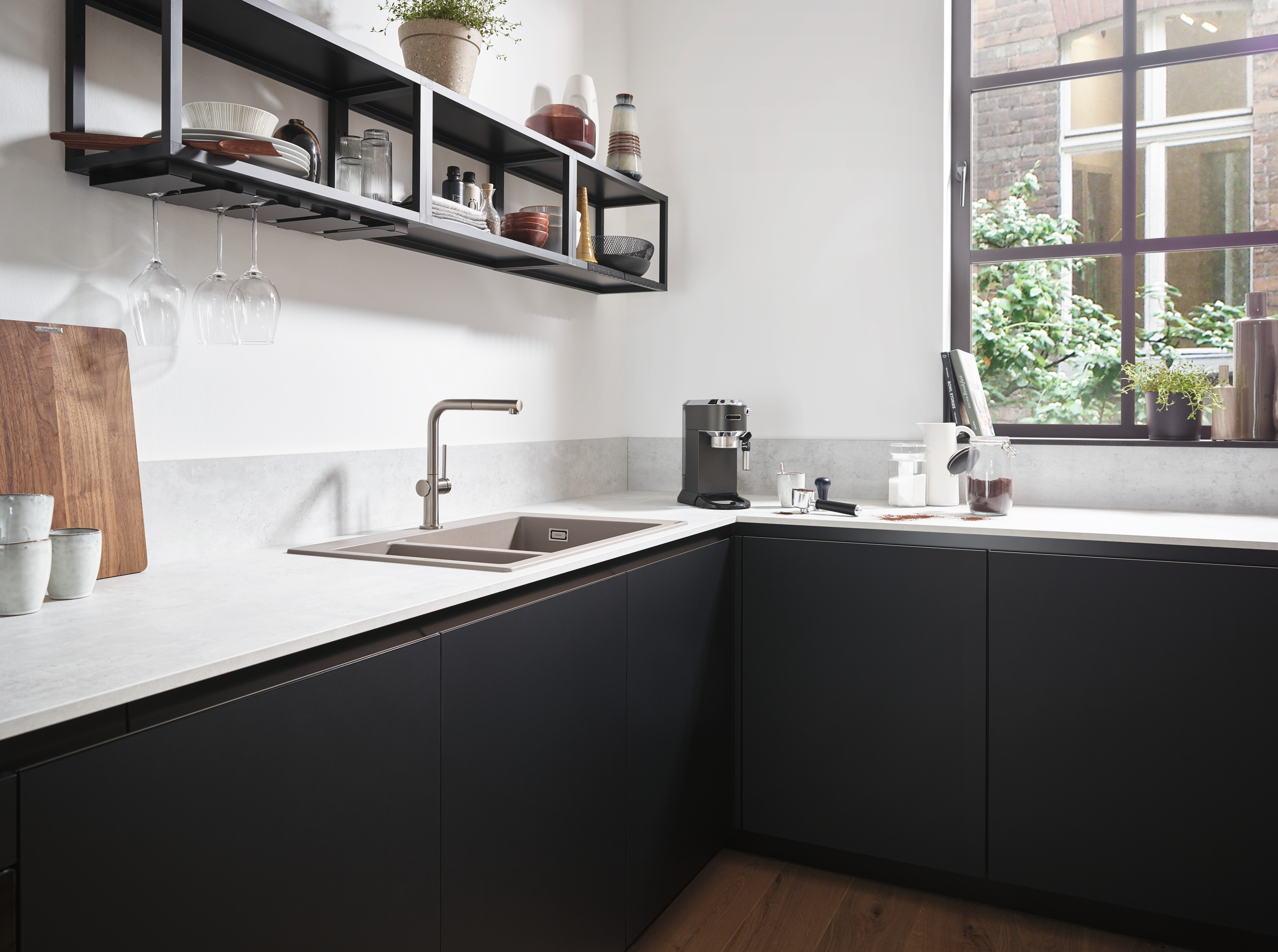 43315290 S51 S510-F635 Встраиваемая мойка 180/450 Hansgrohe  - Вид №1