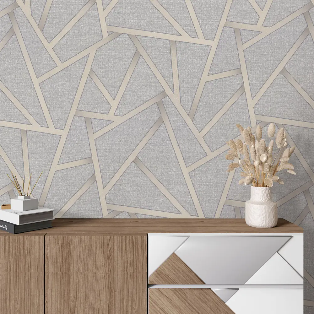 Monte Solaro Artisan: флизелиновые обои серого оттенка для безупречных стен 89337776 STLM-0837994 - Вид №2