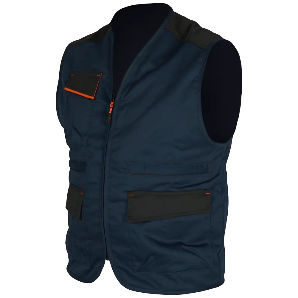 Рабочий жилет Delta Plus Mach1 синий XL - защита и комфорт 89354181 MACH 1 STLM-1482339