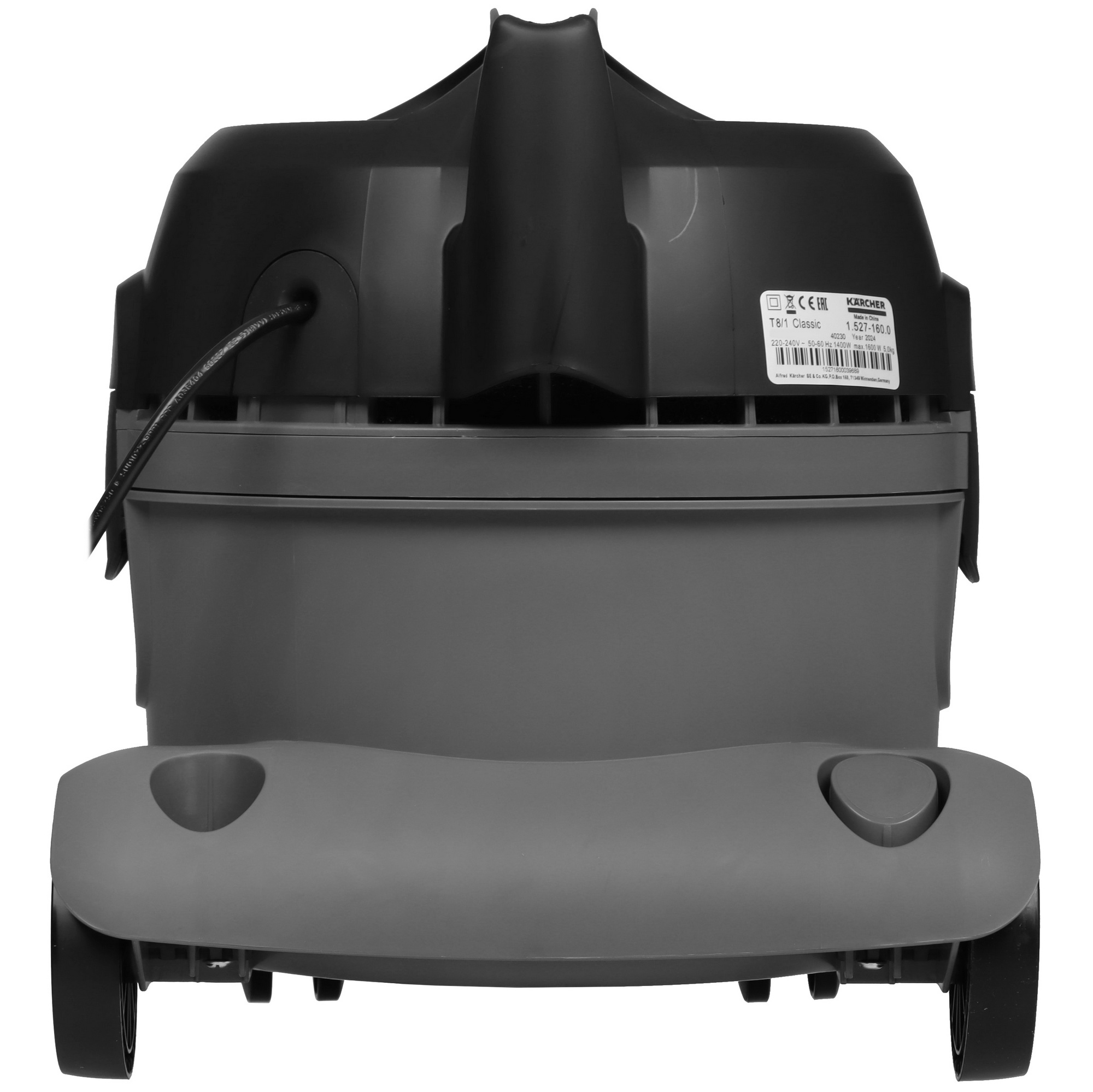 9970289 Пылесос Karcher T 8/1 Classic серый STDN-0135864 - Вид №3