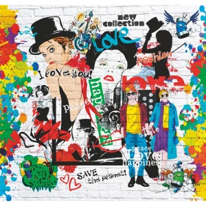 Фотообои Граффити бумажные 210x200 см