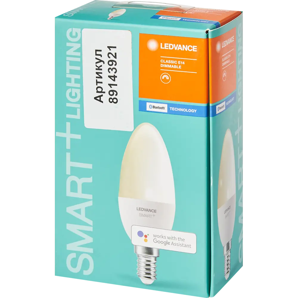 Лампа умная светодиодная Osram Smart Plus E14 220-240 В 5 Вт свеча матовая 470 лм теплый белый свет LEDVANCE STLM-2100415 - Вид №3