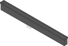 DOMUSOMNIA Встраиваемый кухонный канал EasyRack Kitchen STEP 3000, Цвет Черный KFS3000BX