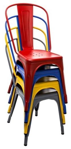 Tolix Штабелируемый металлический стул A sun-id-1450328 - Вид №8
