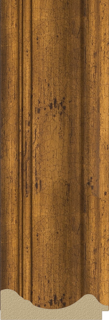 BY 3029 Зеркало в багетной раме - травленая бронза 99 mm EVOFORM Definite - Вид №3