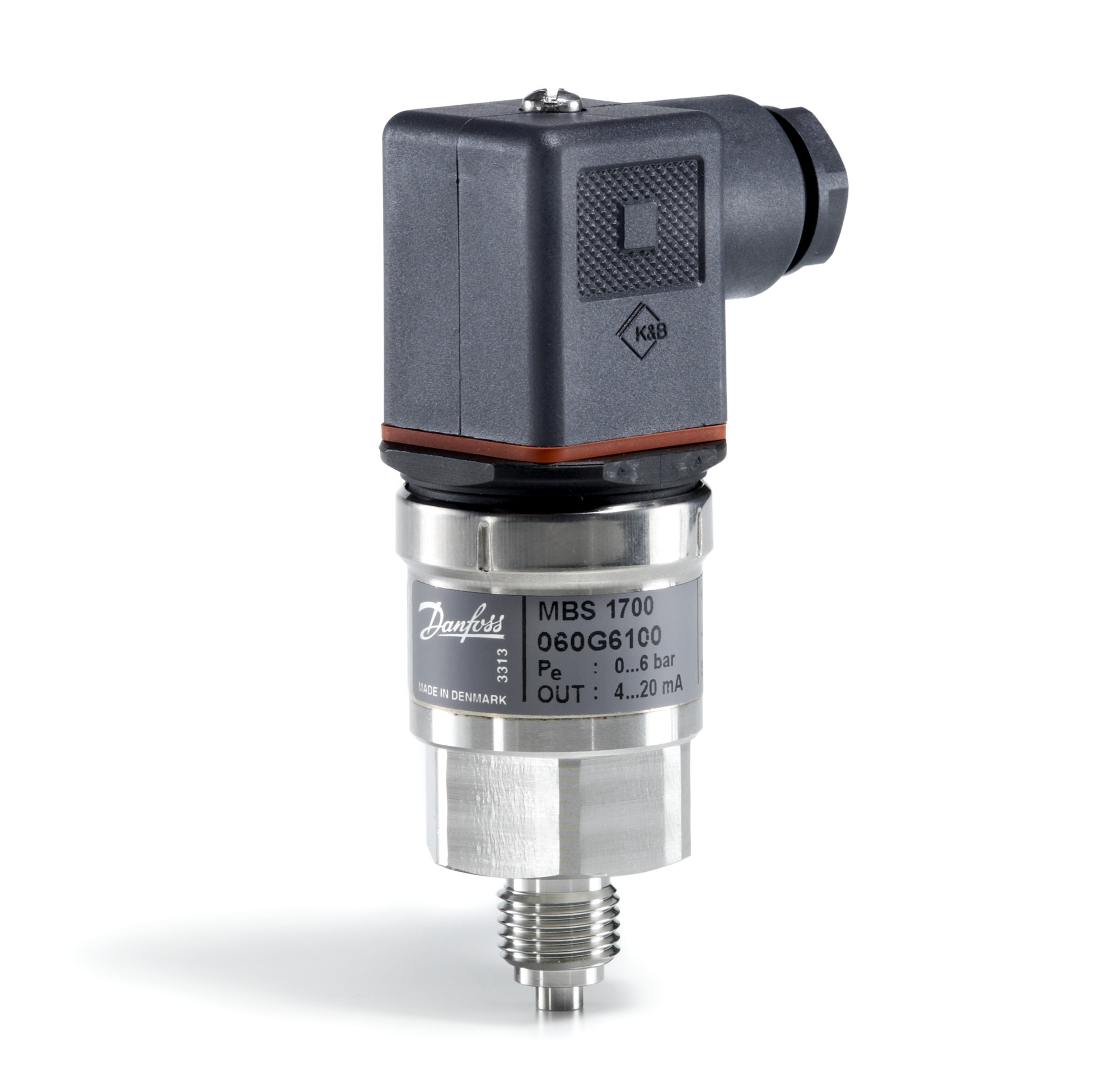 Danfoss MBS 1700 — преобразователи (датчики) давления для ЖКХ, водоснабжения и насосных станций Sensor MBS 1750-3011-A1GB04-2 060G6112  - Вид №2