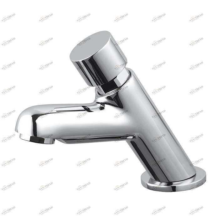 Смеситель для раковины из нержавеющей стали 1/2 ”. Рекомендуемое давление 3 бара. Время истечения 15 +/- 5 сек. при 3 барах. Расход 16,80 л / мин. при 3 барах.  Temporizadas NOKEN 100073364  CHROME 