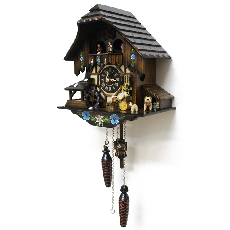 Часы настенные коричневые с кукушкой Sars 8MT SARS ДИЗАЙНЕРСКИЕ 00-3967471 Коричневый  - Вид №2