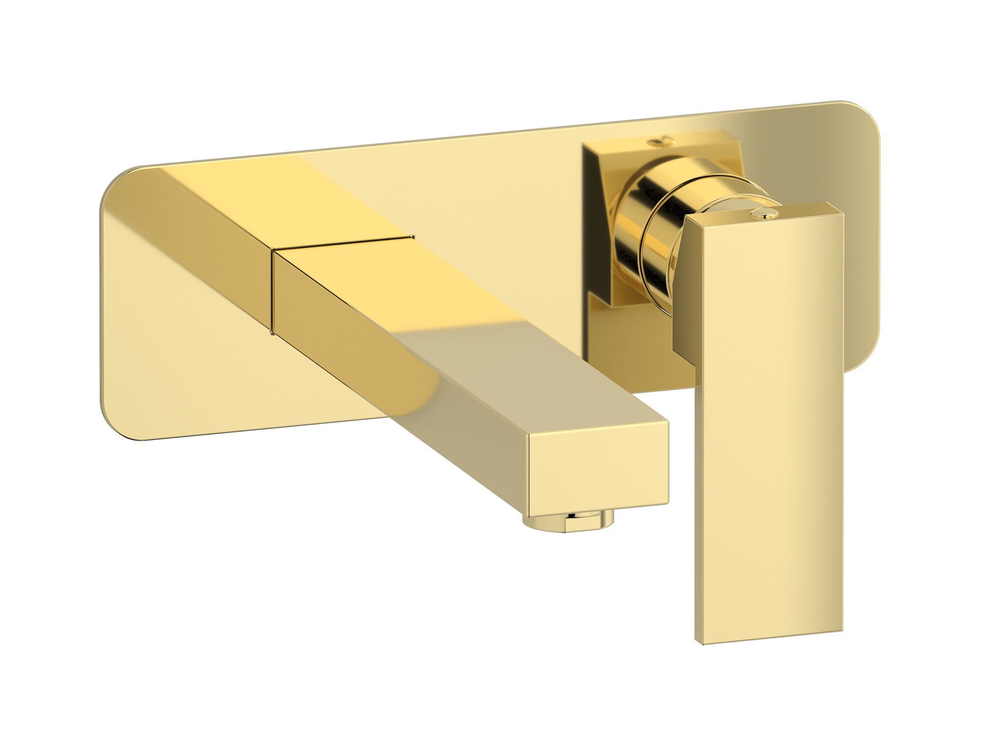 Настенный смеситель для раковины с 2 отверстиями и автоматическим сливом IB сердцеед ARCH-00113980 - Вид №3