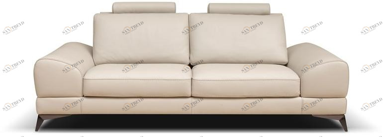 Rossini Sofas Кожаный диван с подголовником sun-id-1353369