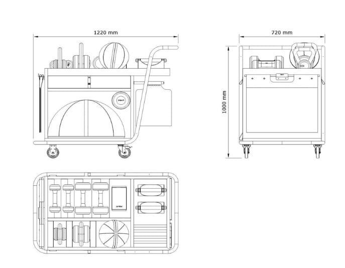 Оборудование для фитнеса из дерева и кожи PENT SOPHIA ARCH-00125365 - Вид №4