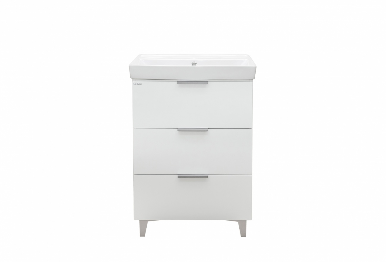 a000075 Тумба-умывальник на ножках Mazzaro 60 Leman  - Вид №1