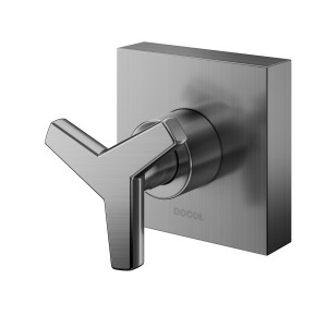 00877370 Базовый регистр 1,1/4 дюйма и 1,1/2 дюйма с матовым графитовым покрытием Docol DOCOL CITY