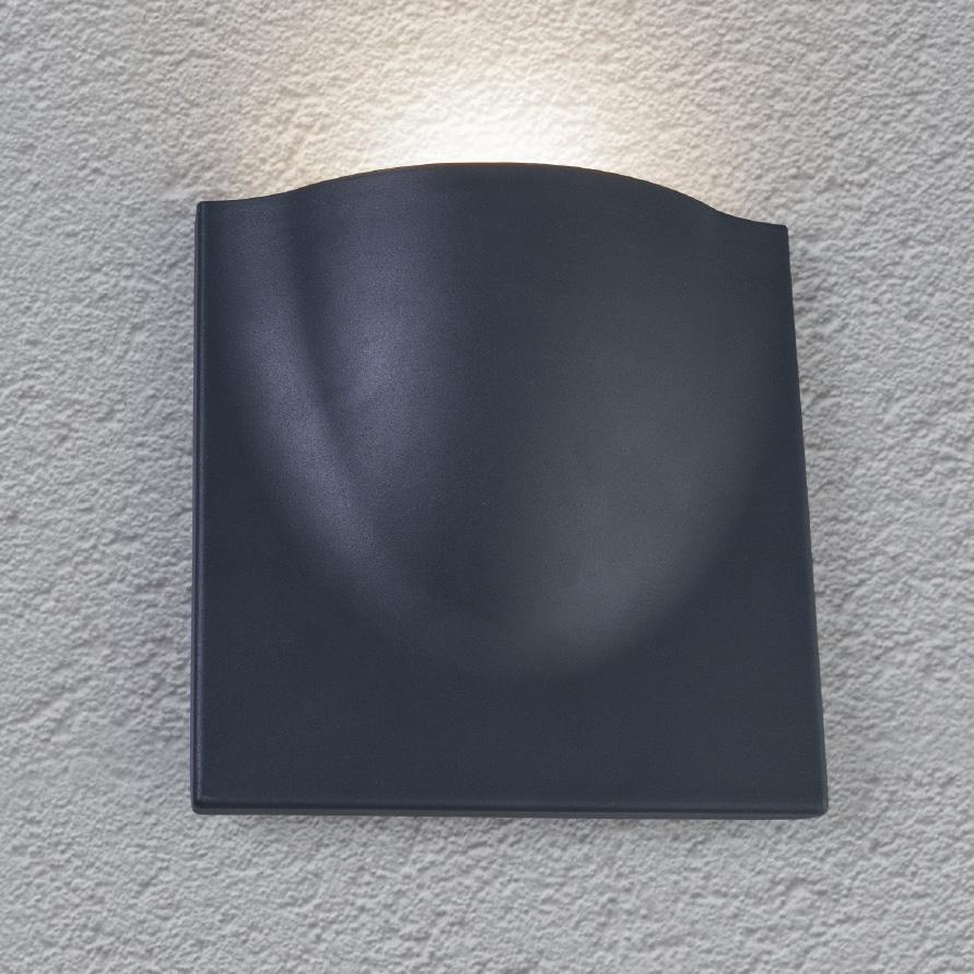 Уличный настенный светодиодный светильник Arte Lamp Tasca A8512AL-1GY ARTE LAMP TASCA 111241 Серый  - Вид №1