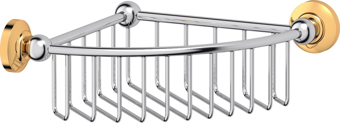 STI 108 Полочка-решетка угловая 23 cm 3SC STILMAR CHROME/GOLD Treesseci 3SC