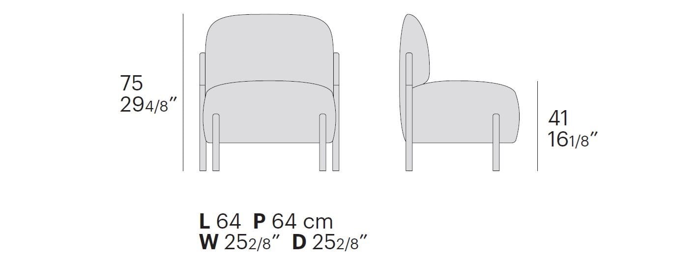 Тканевое кресло Bolzan флаг ARCH-00039645 - Вид №8