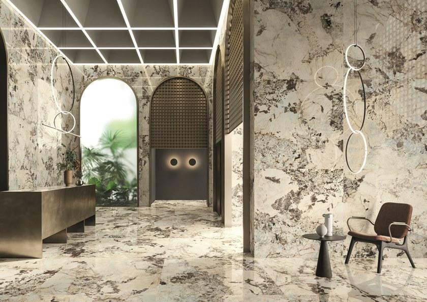 CERAMICHE KEOPE Настенная / напольная плитка из керамогранита с эффектом мрамора 9cento sun-id-1354163 - Вид №2