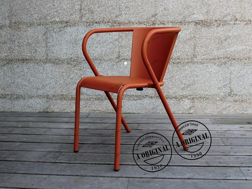 Adico Штабелируемый металлический садовый стул с подлокотниками sun-id-1350546