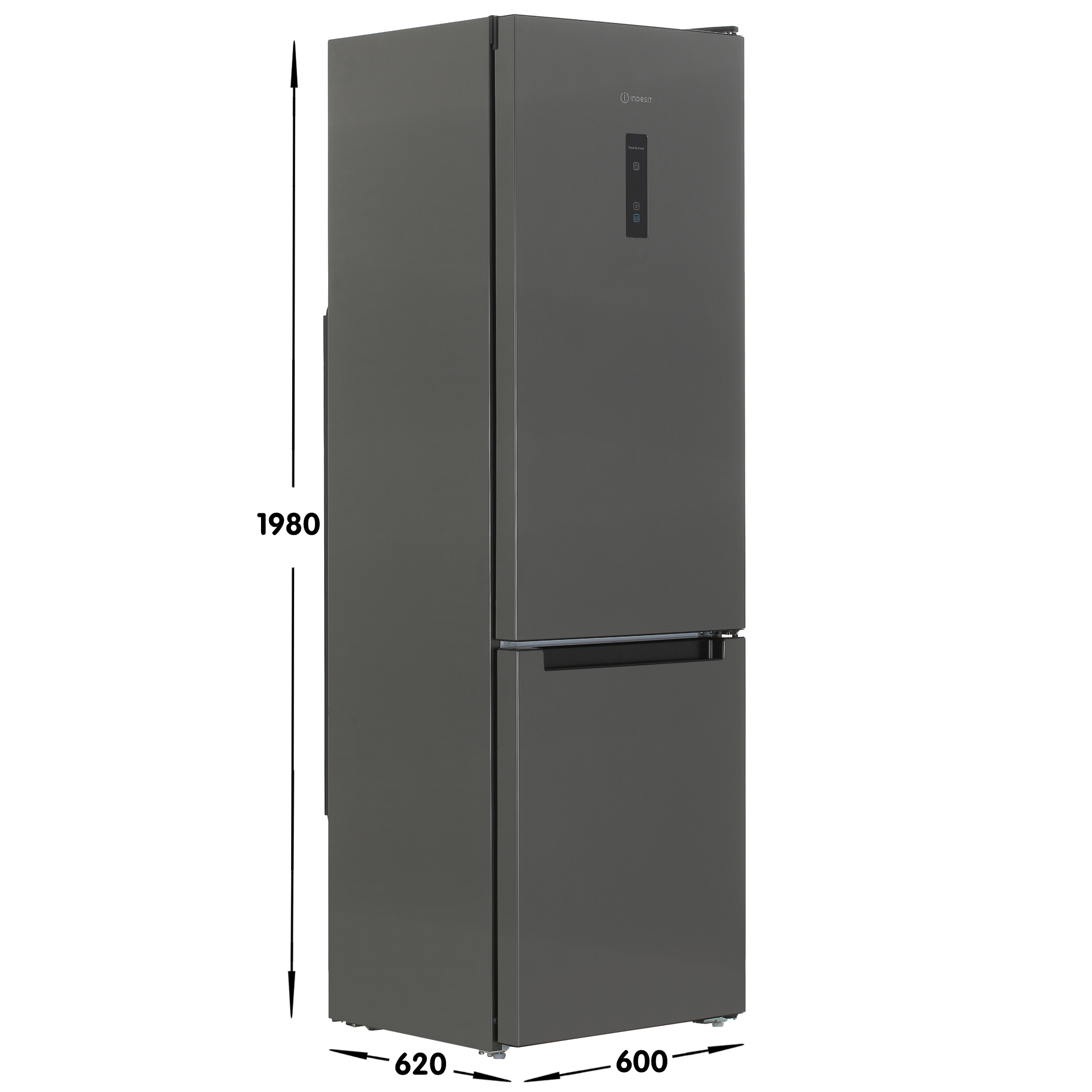 9086582 Холодильник с морозильником   Indesit ITS 5200 NG серый STDN-0132424 - Вид №6