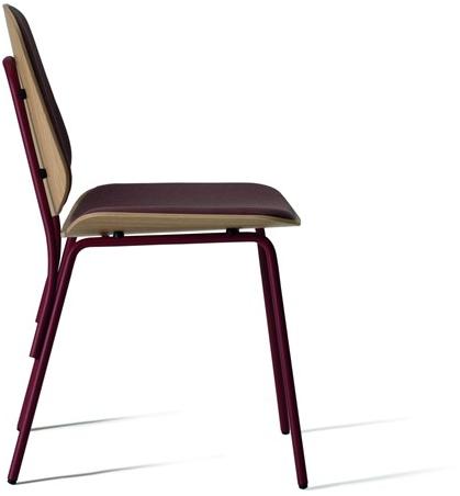 Capdell Стул из стали и дерева со встроенной подушкой Col sun-id-1489679 - Вид №3