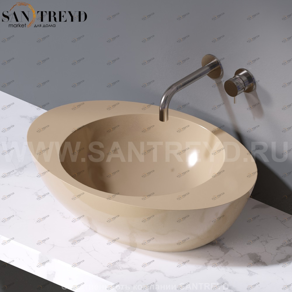 L269.110 Накладная раковина на столешницу  овальная A. e T. Italia ACCENT AeT ITALIA