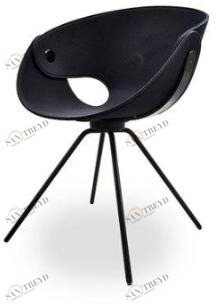 Tonon Стул с подлокотниками из кожи или ткани со стальными ножками [email protected] sun-id-1351114