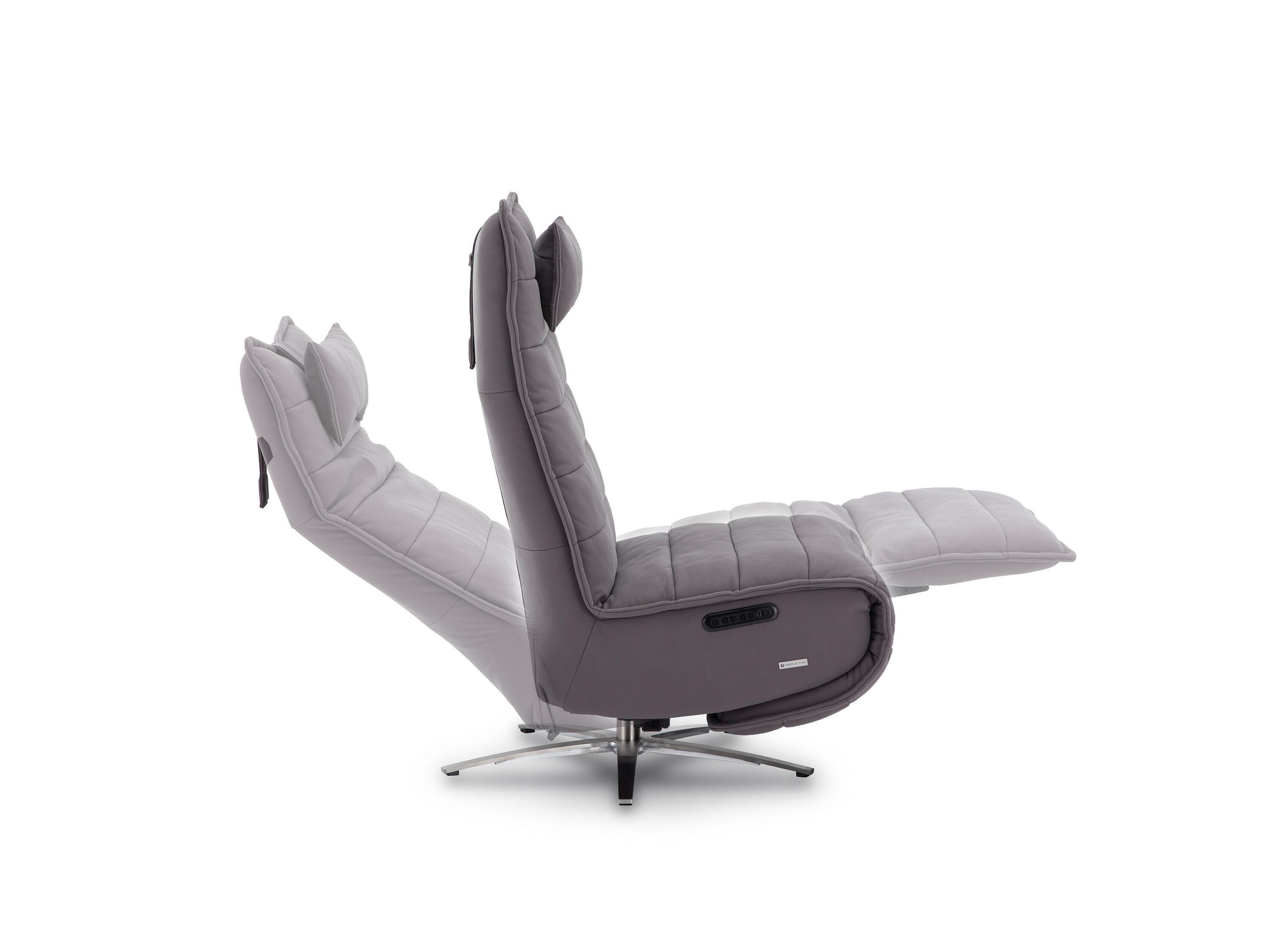 Кожаное вращающееся кресло с электрическим движением CAMPO DE' FIORI MUSE ARCH-00047950 - Вид №3