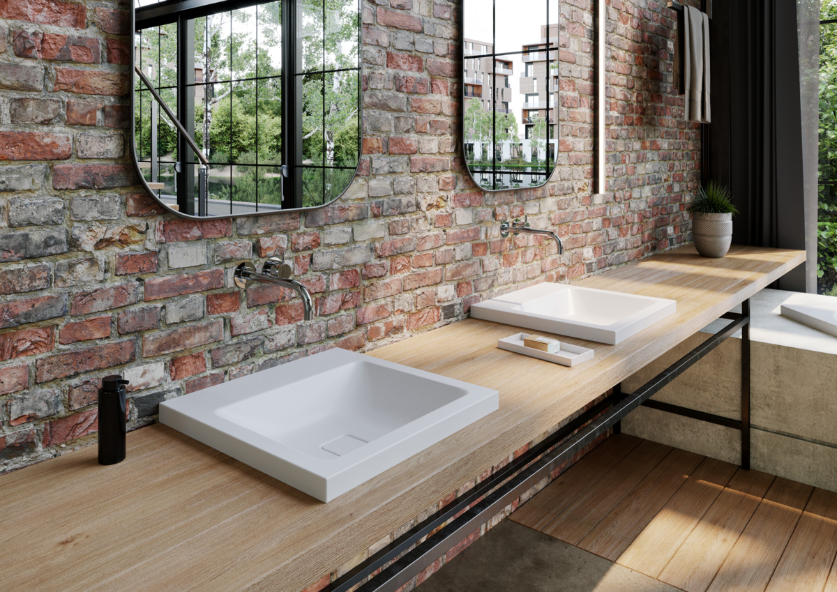 Умывальник KALDEWEI Сталь эмалированная 3076 448 теплый серый 60 30763083448  - Вид №4