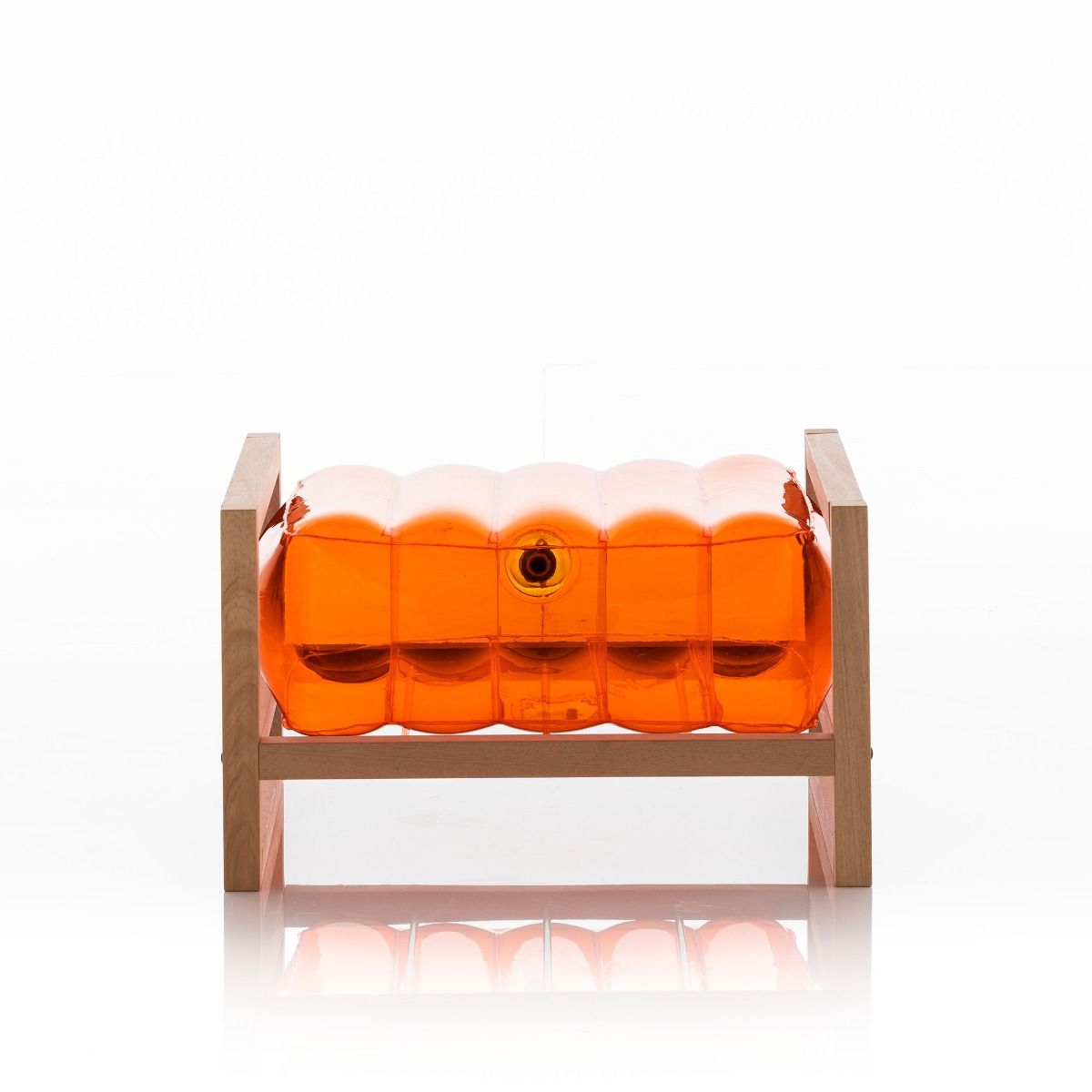 MOJOW EKO WOOD пуф Оранжевый PYKCBEKO05OC YOKO - Вид №1