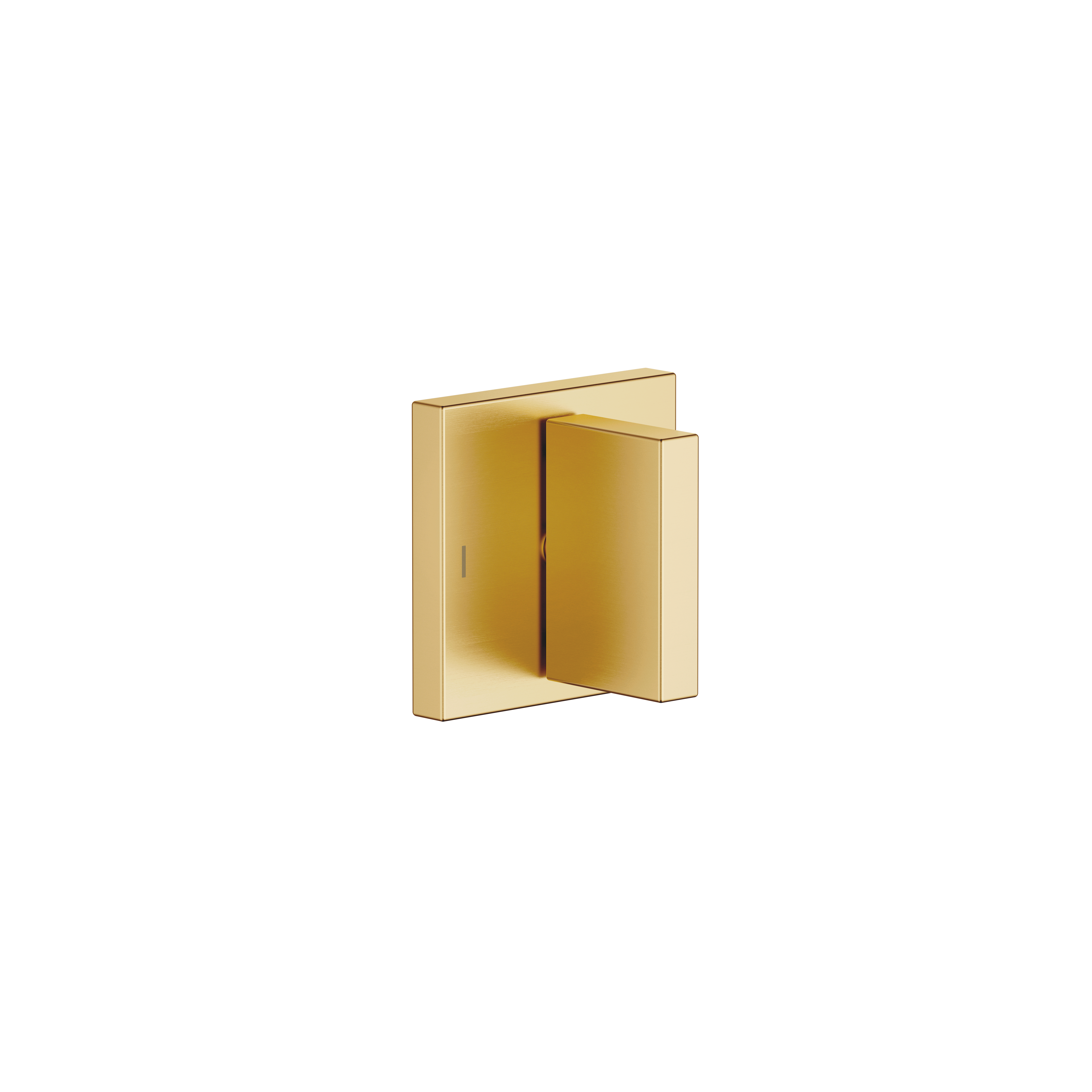 Скрытый двуходовой переключатель MEM – матовая дюрабрасс (золото 23 карата) DornBracht 36200782-28