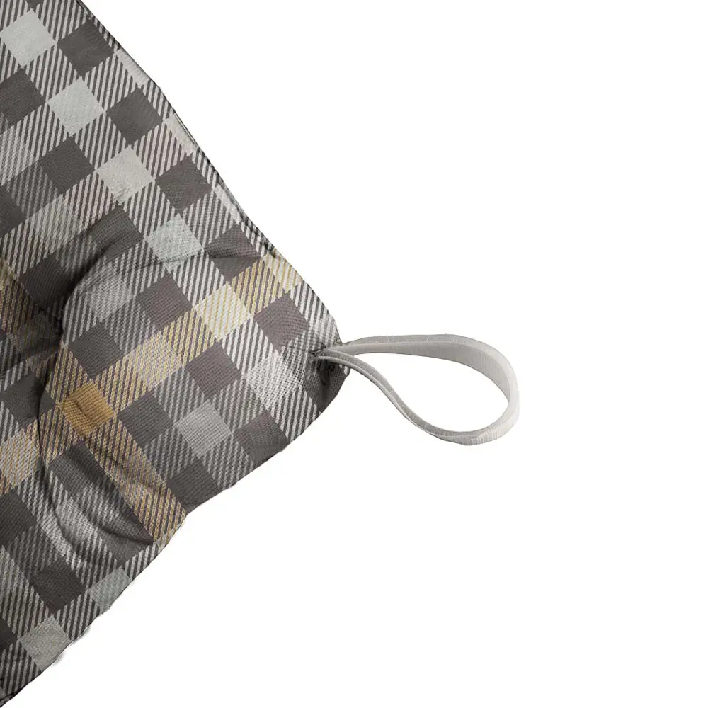 Сидушка Тартан 40x35 см цвет коричневый LINEN WAY STLM-2000702 - Вид №2