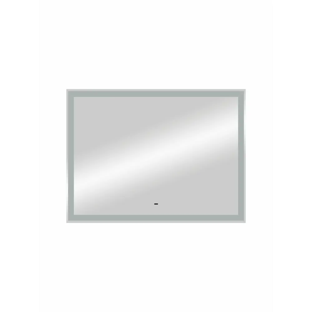 Зеркало для ванной Status с подсветкой 80x60 см цвет серый CONTINENT STLM-2053175 - Вид №3