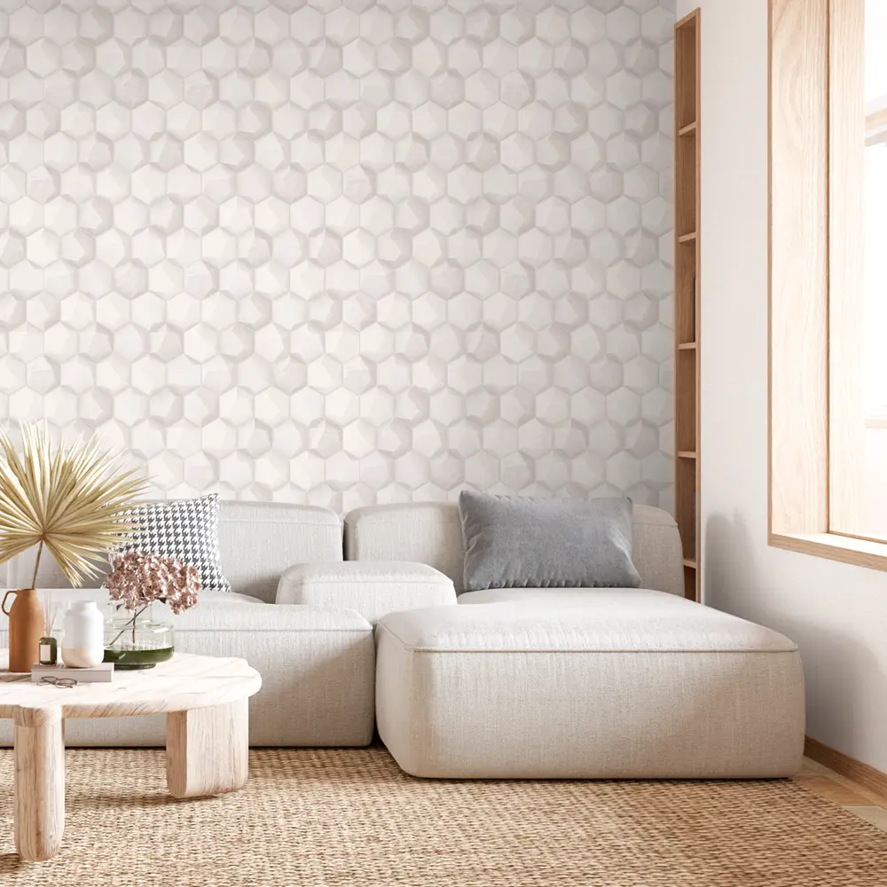 Обои флизелиновые Московская Обойная Фабрика Кент белые 1.06 м БЕЛ4328-1 STLM-2053044 - Вид №3