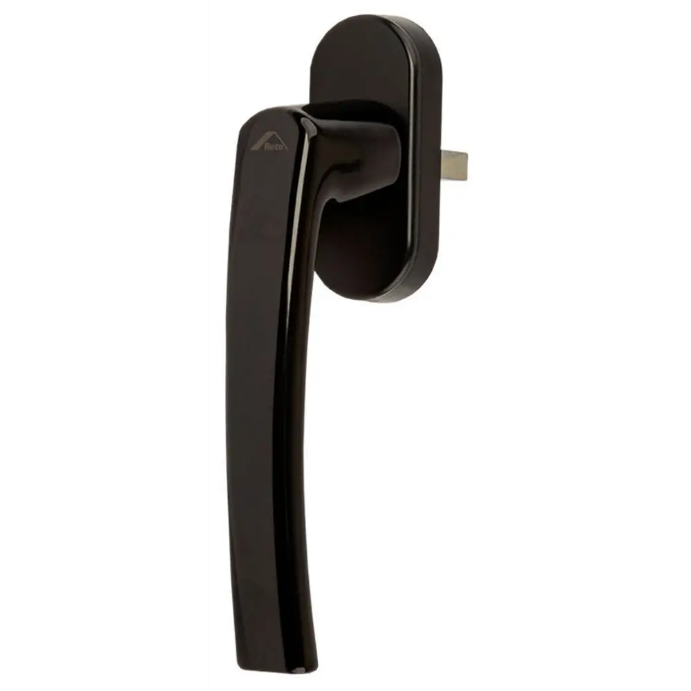 Ручка оконная Rotoline алюминиевая черная 130 мм 89405733 Santreyd STLM-1581035