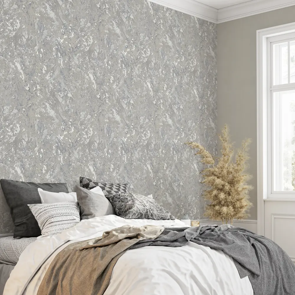 Обои флизелиновые Inspire Flow темно-серые 1.06 м Moon 4 STLM-2170171 - Вид №4