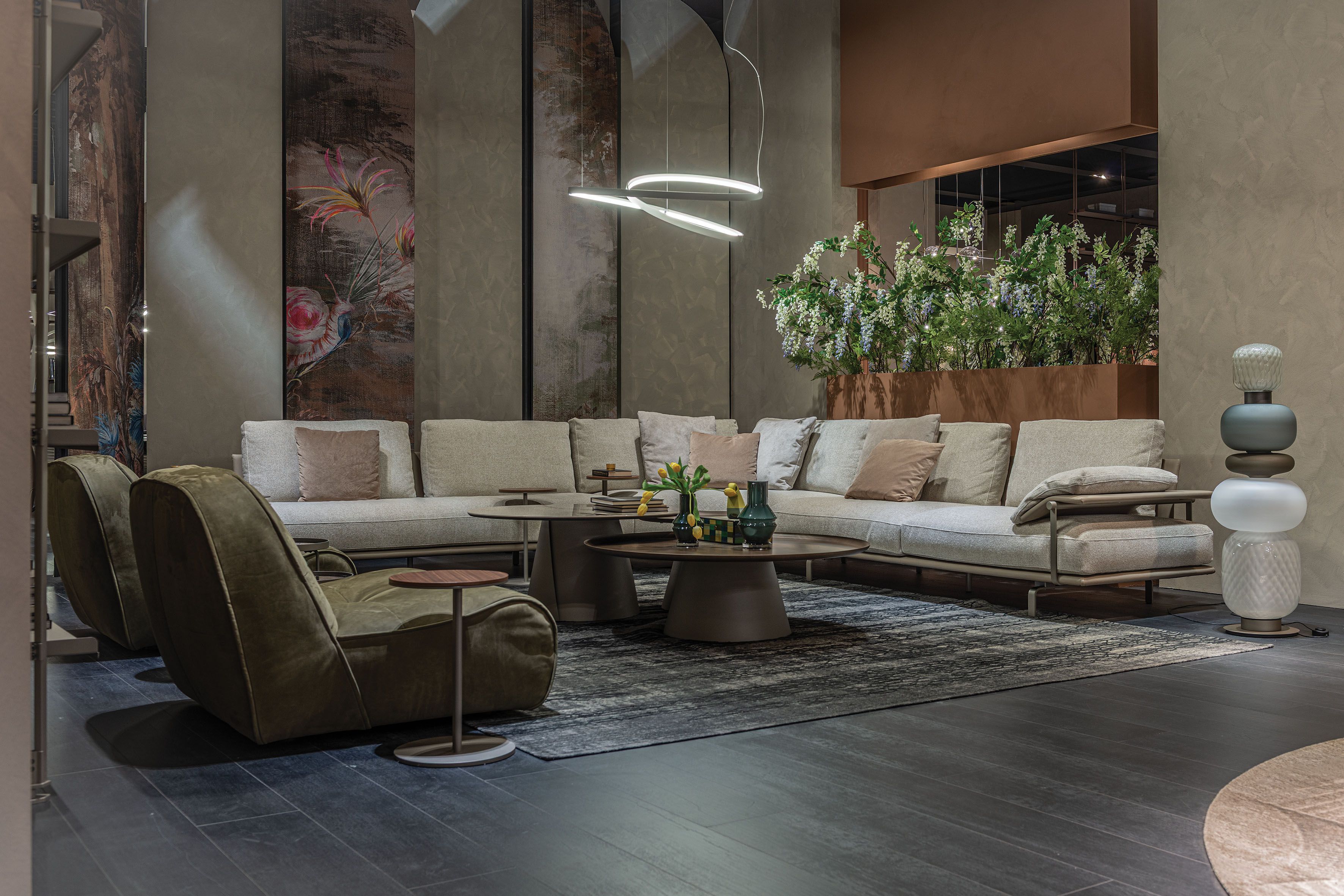 4-местный модульный тканевый диван Cattelan italia HESTON ARCH-00020608 - Вид №5