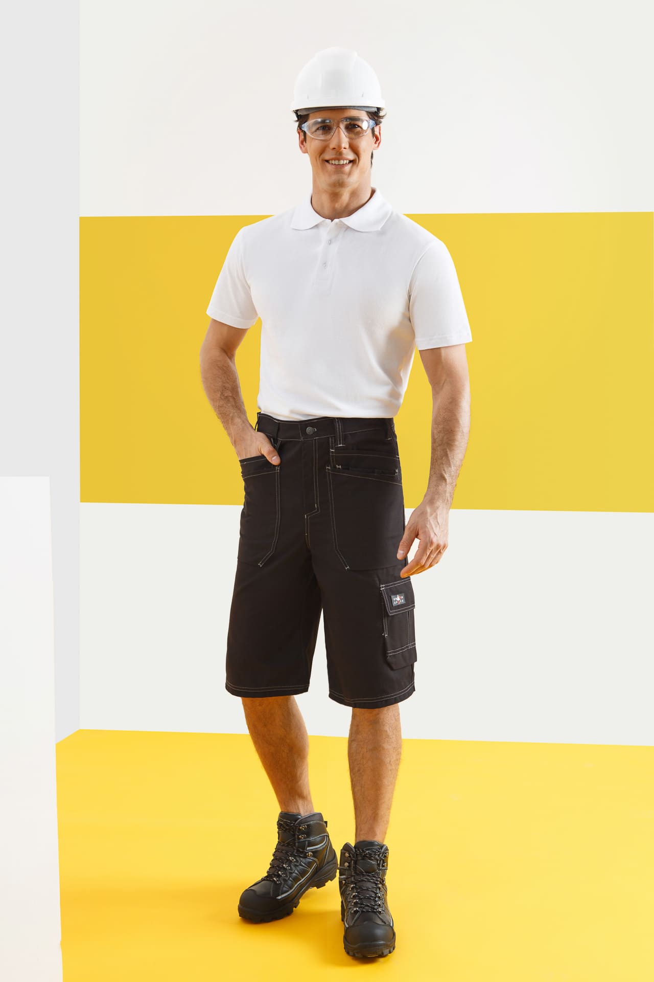 62886 Шорты  черные Union Space  Летняя спецодежда  размер 60-62/170-176  - Вид №3