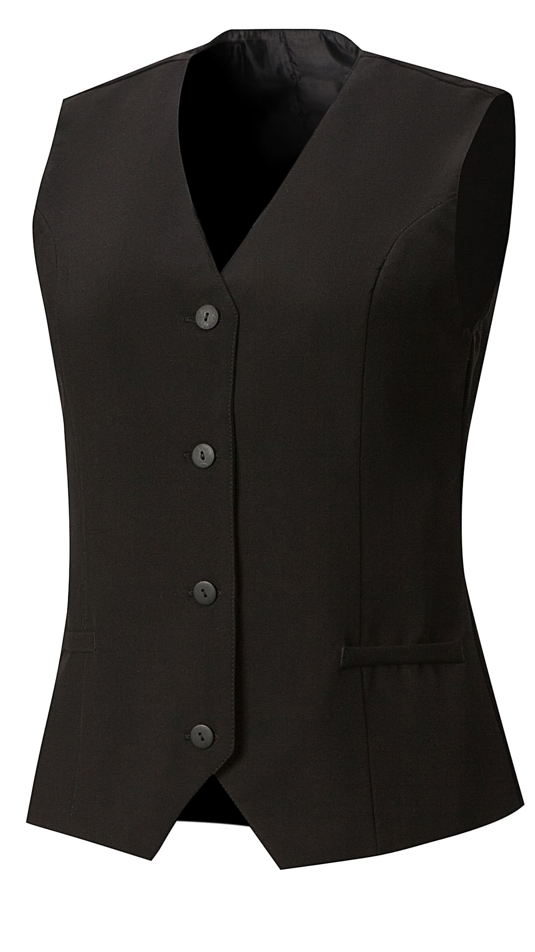 62876 Жилет  женский BLACK El-Risto  Одежда для официантов  размер 52 