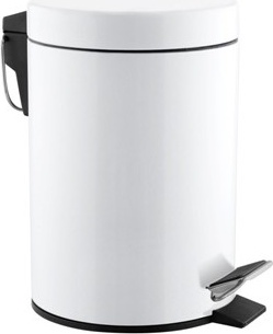 PP1303 Круглая корзина с педалью объемом 3 л. mediclinics 