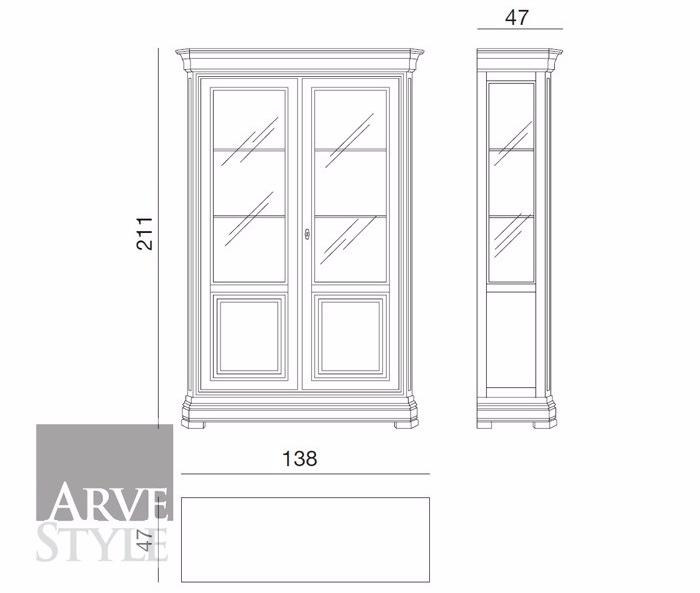 Arvestyle Витрина из массива дерева Amalfi sun-id-1389564 - Вид №3