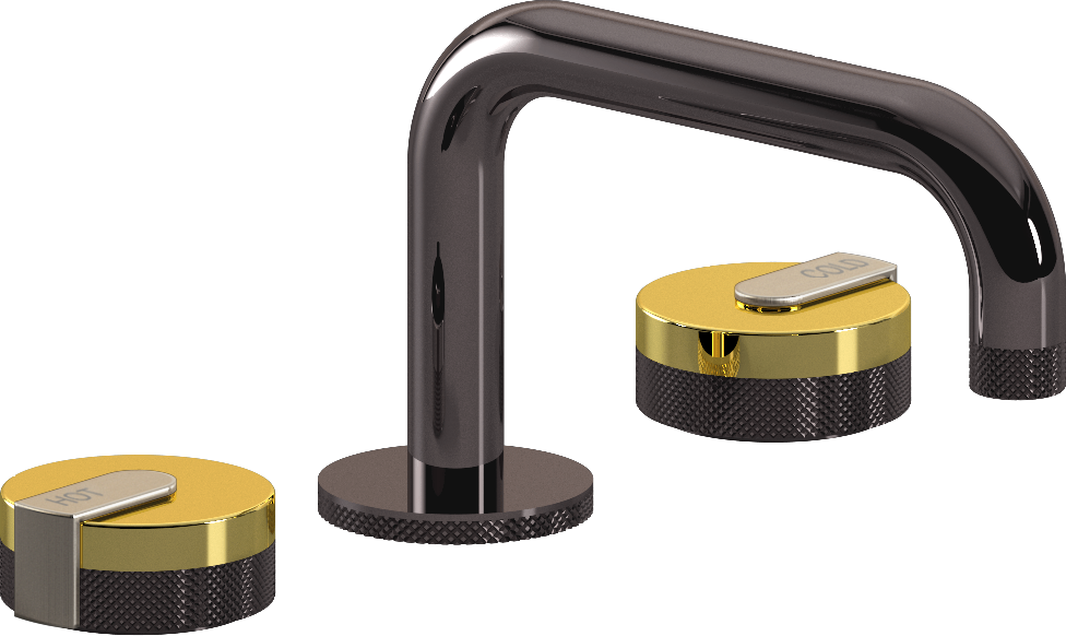 E-11510-R1AU-L1BNi-OX Смеситель для умывальника на 3 отвертия GRAFF MOD+