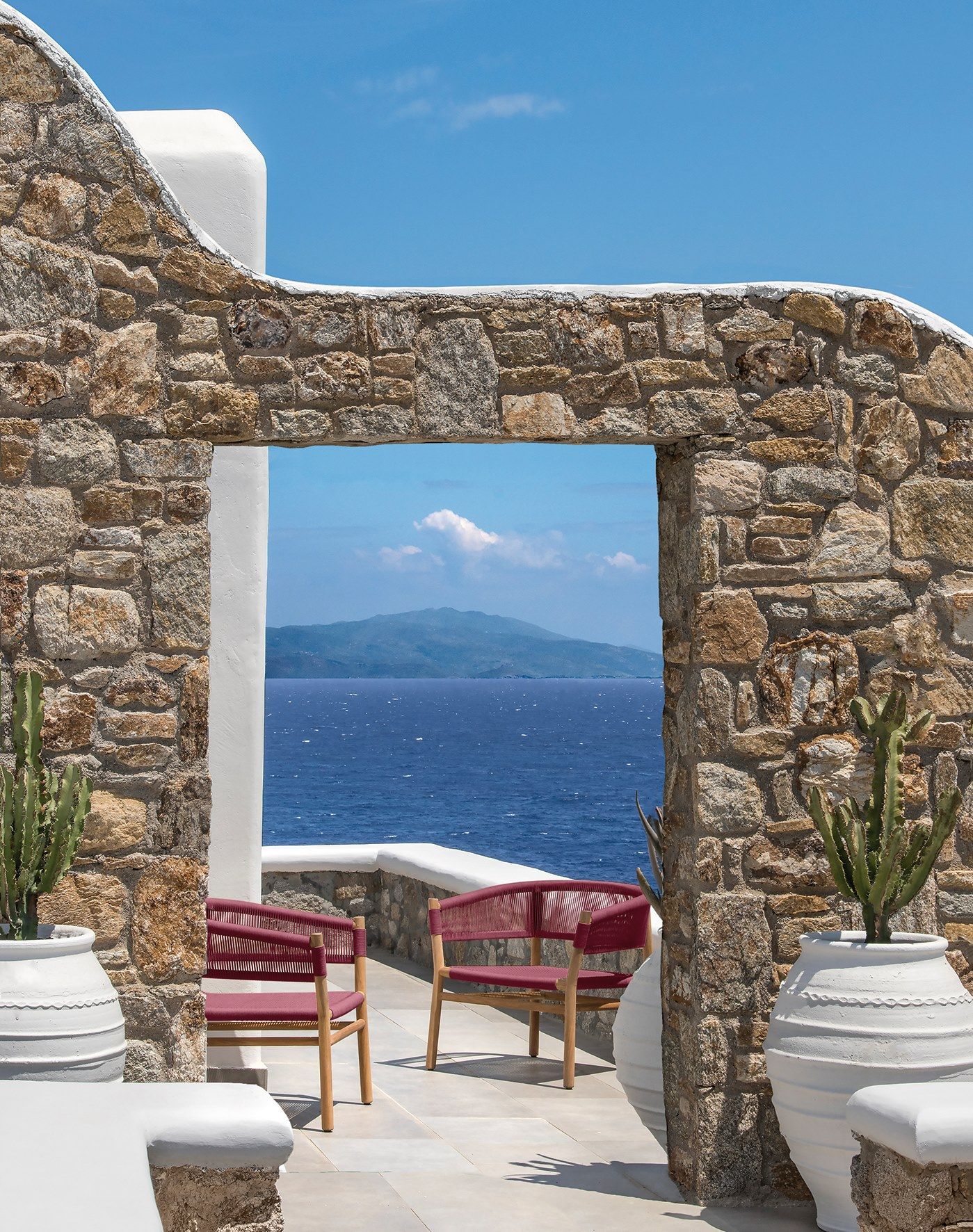 Веревочный садовый стул с подлокотниками Ethimo ARCH-00076587 - Вид №4