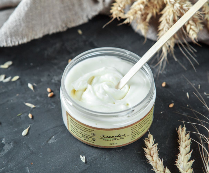 5896 Маска для волос "Злаковая" Вкусляндия 